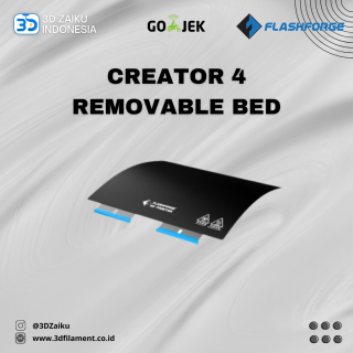 Original Flashforge Creator 4 Removable BuildTak Bed Platform